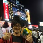 神宮球場で野球観戦
