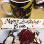 誕生日お祝い、感謝!