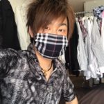 バーバリーの手作りマスク