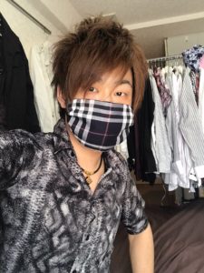 バーバリーの手作りマスク